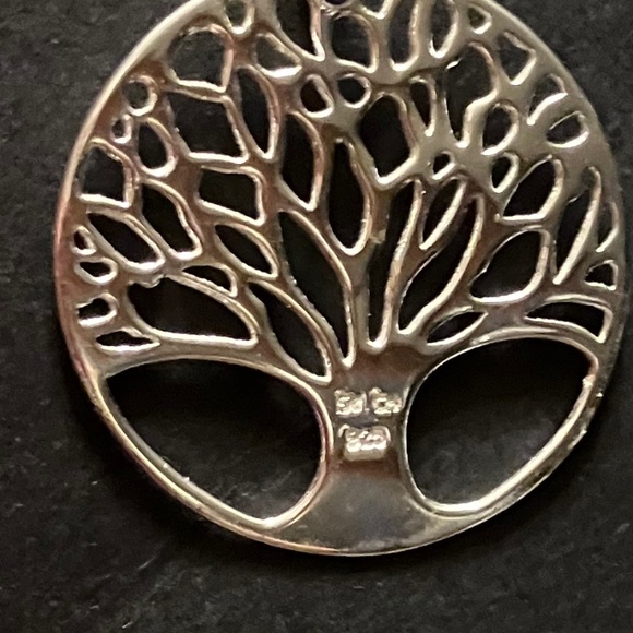 🍀925 STERLING SILVER TREE OF LIFE NECKLACE WITH 18" CHAIN☘️ - Picture 6 of 8